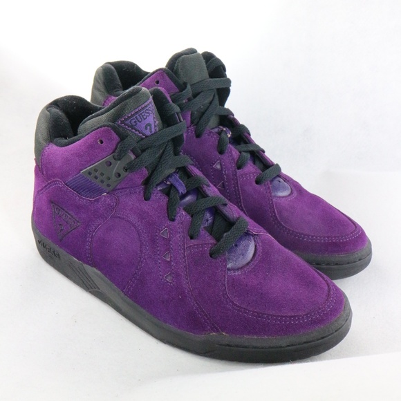 Guess Other - Vintage 90s GUESS Purple Suede Sneakers
